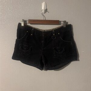 Free People Women's Black Cargo Shorts Size 31